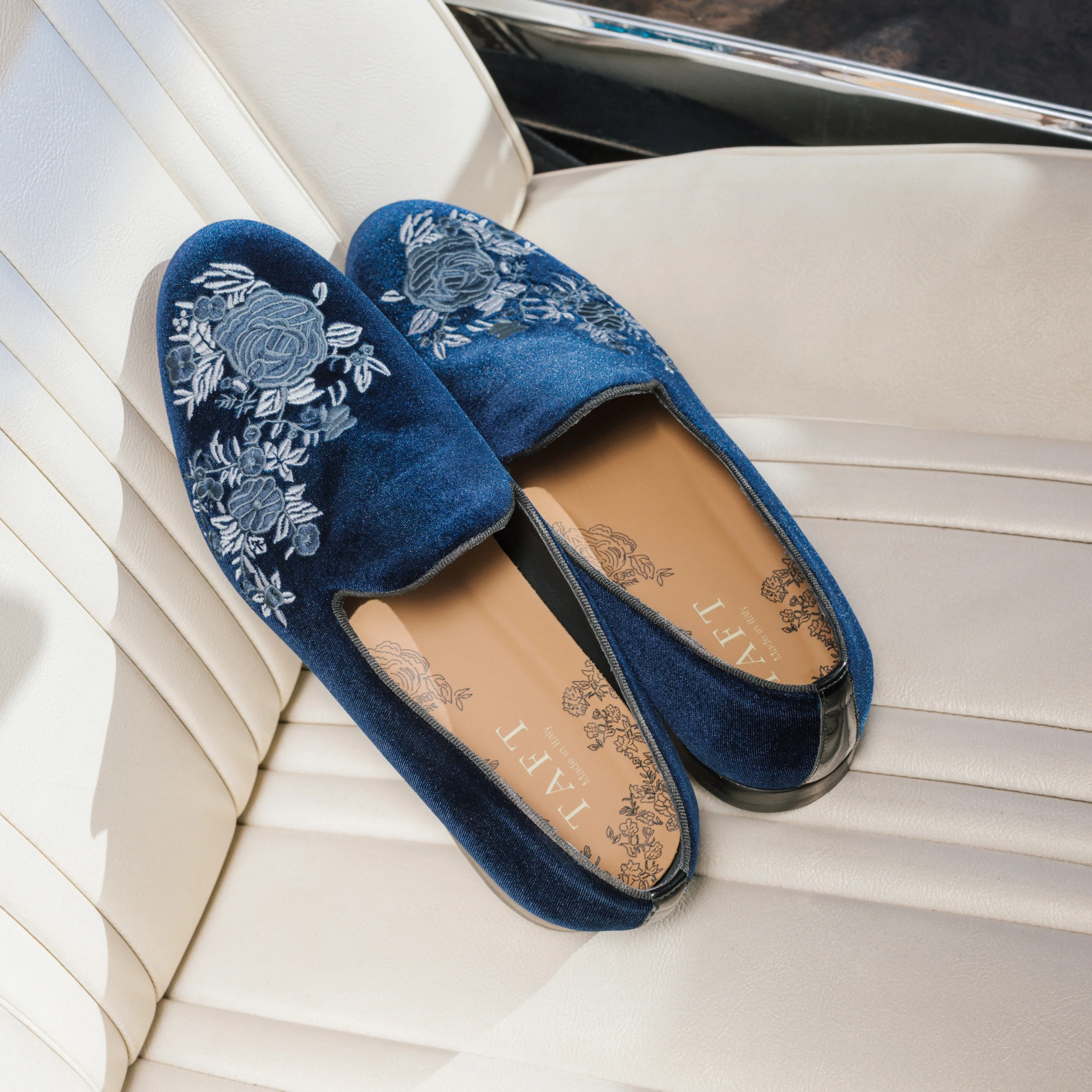The Estate Slipper in Navy - Image 2