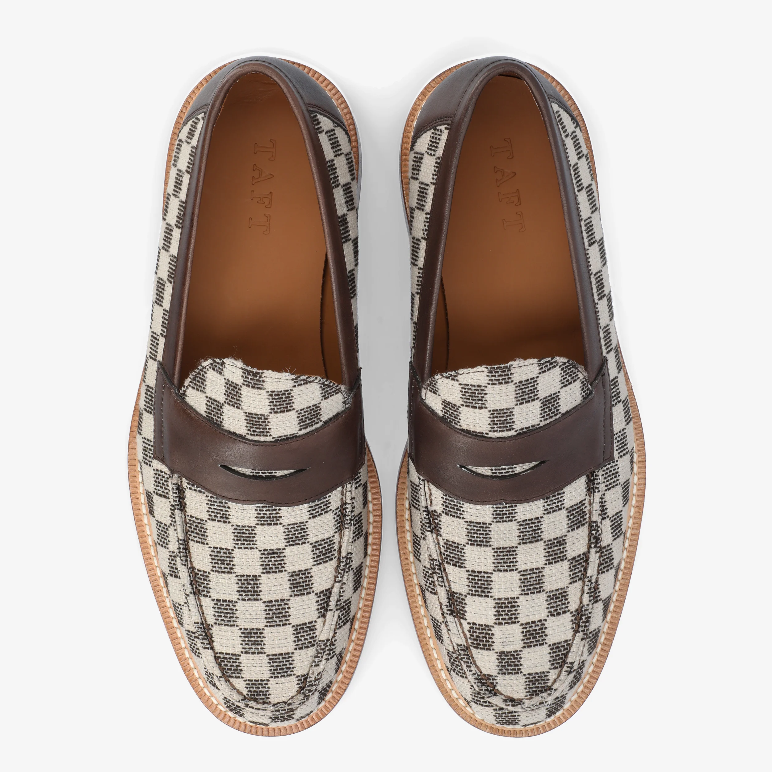 The Fitz Loafer in Brown Check - Image 3