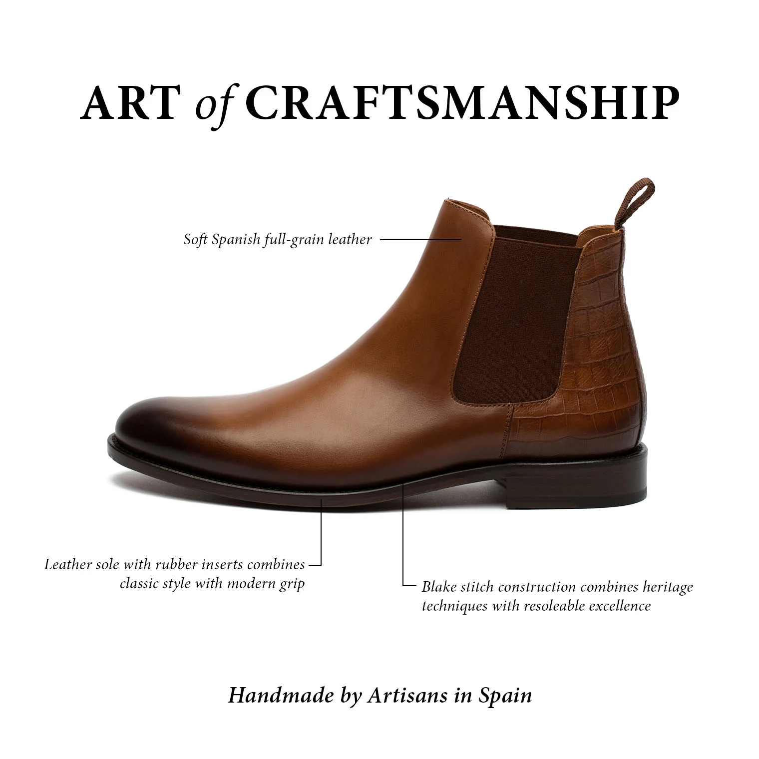 The Hiro Chelsea Boot in Honey - Image 8