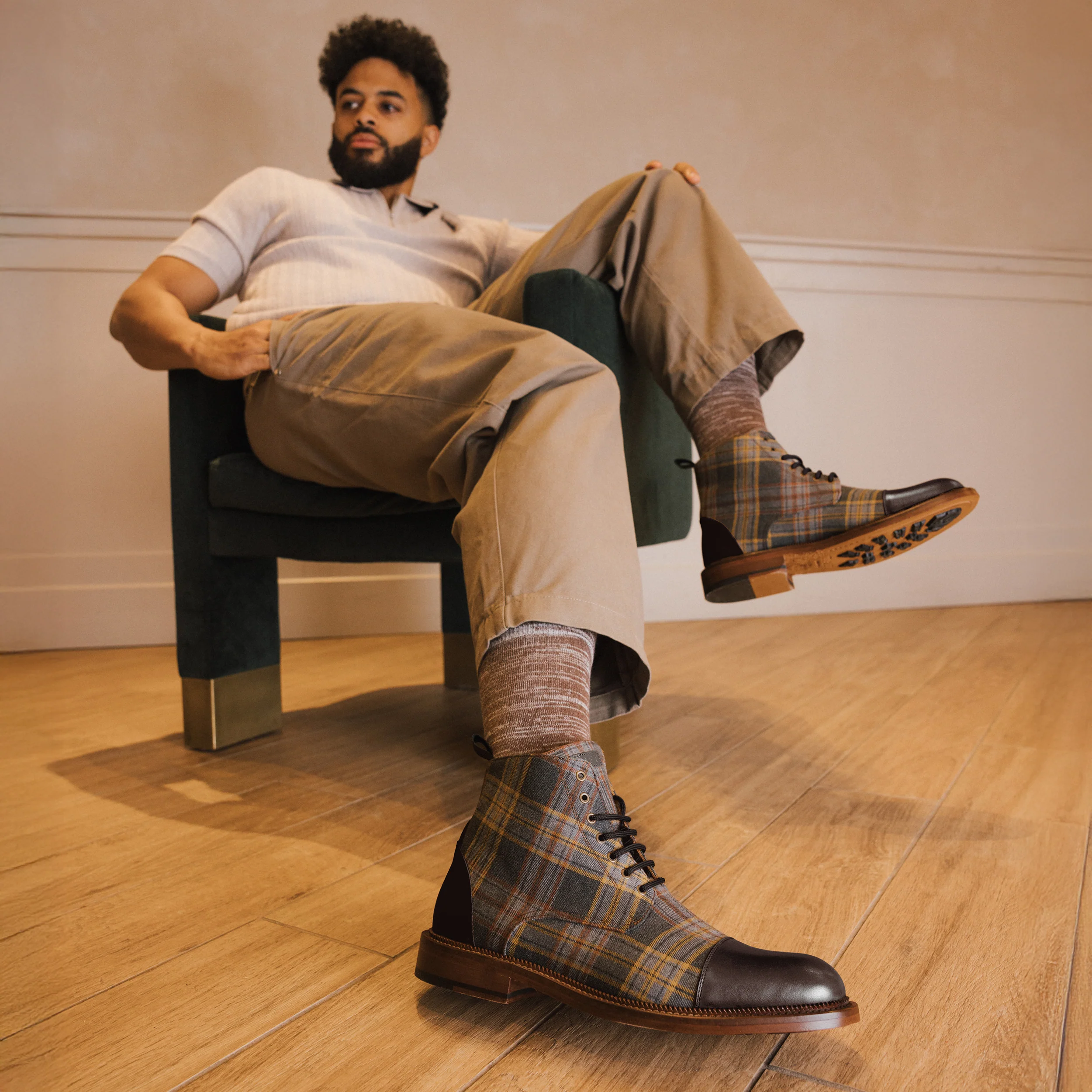 The Jack Dress Boot in Light Grey - Image 2