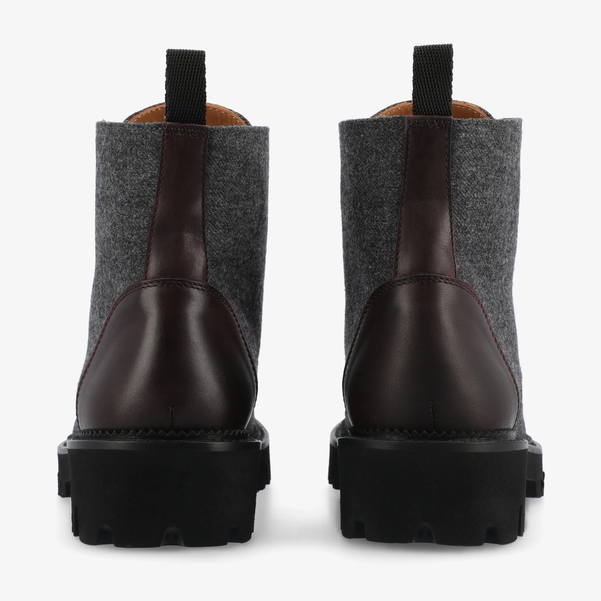 The Jill Women's Boot in Grey/Oxblood - Image 4