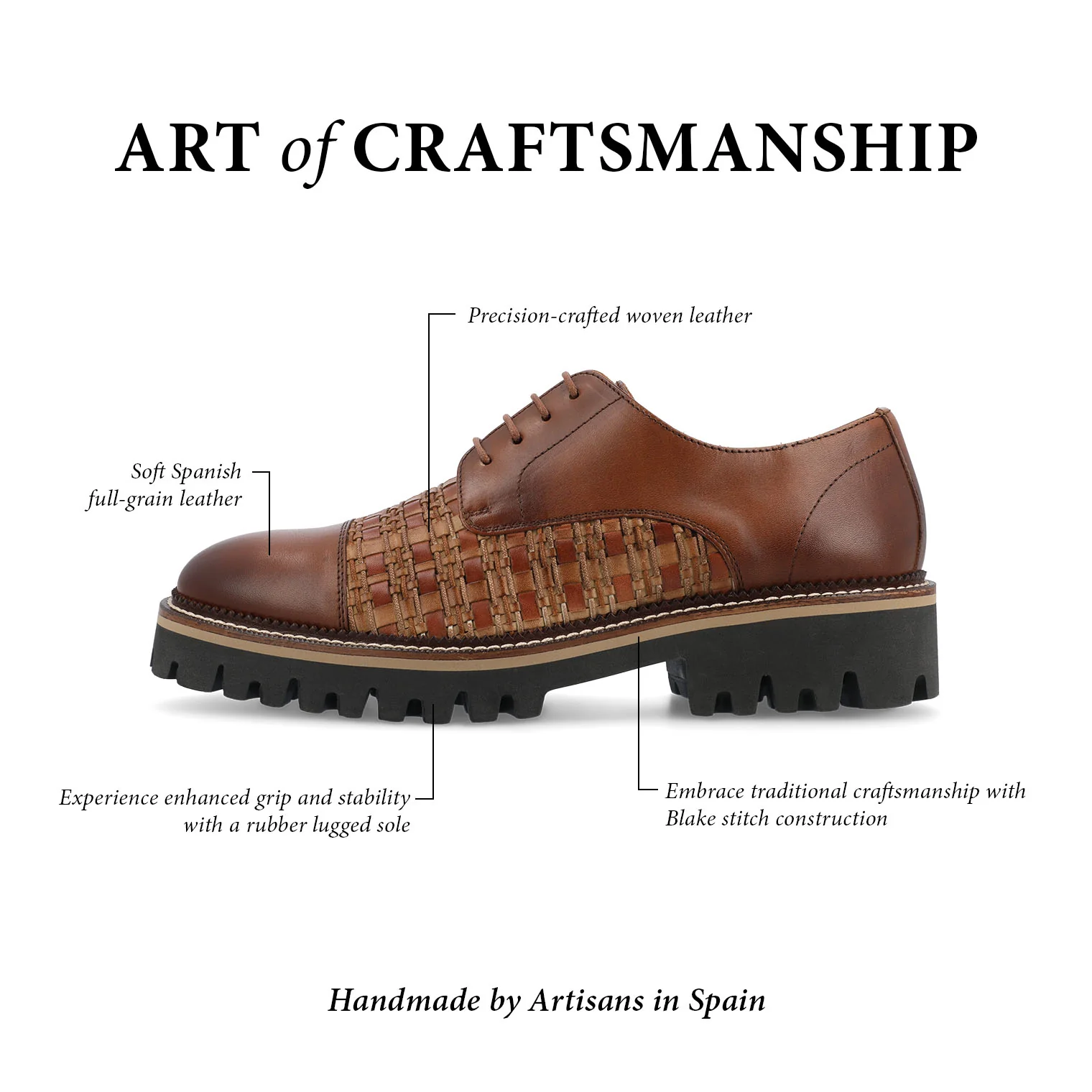 The Lucia Women's Shoe in Brown Woven - Image 6