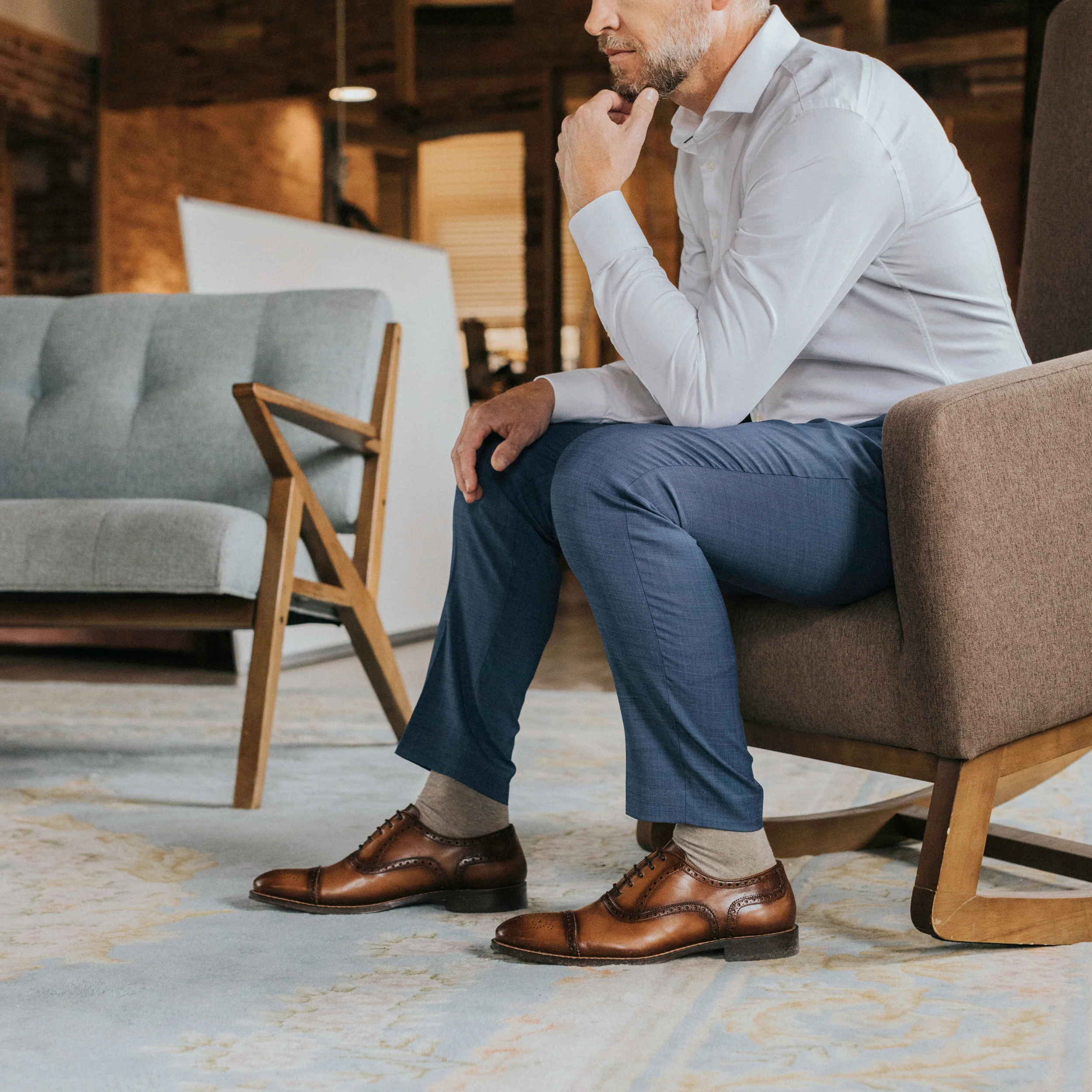 The Noah Shoe in Brown - Image 3
