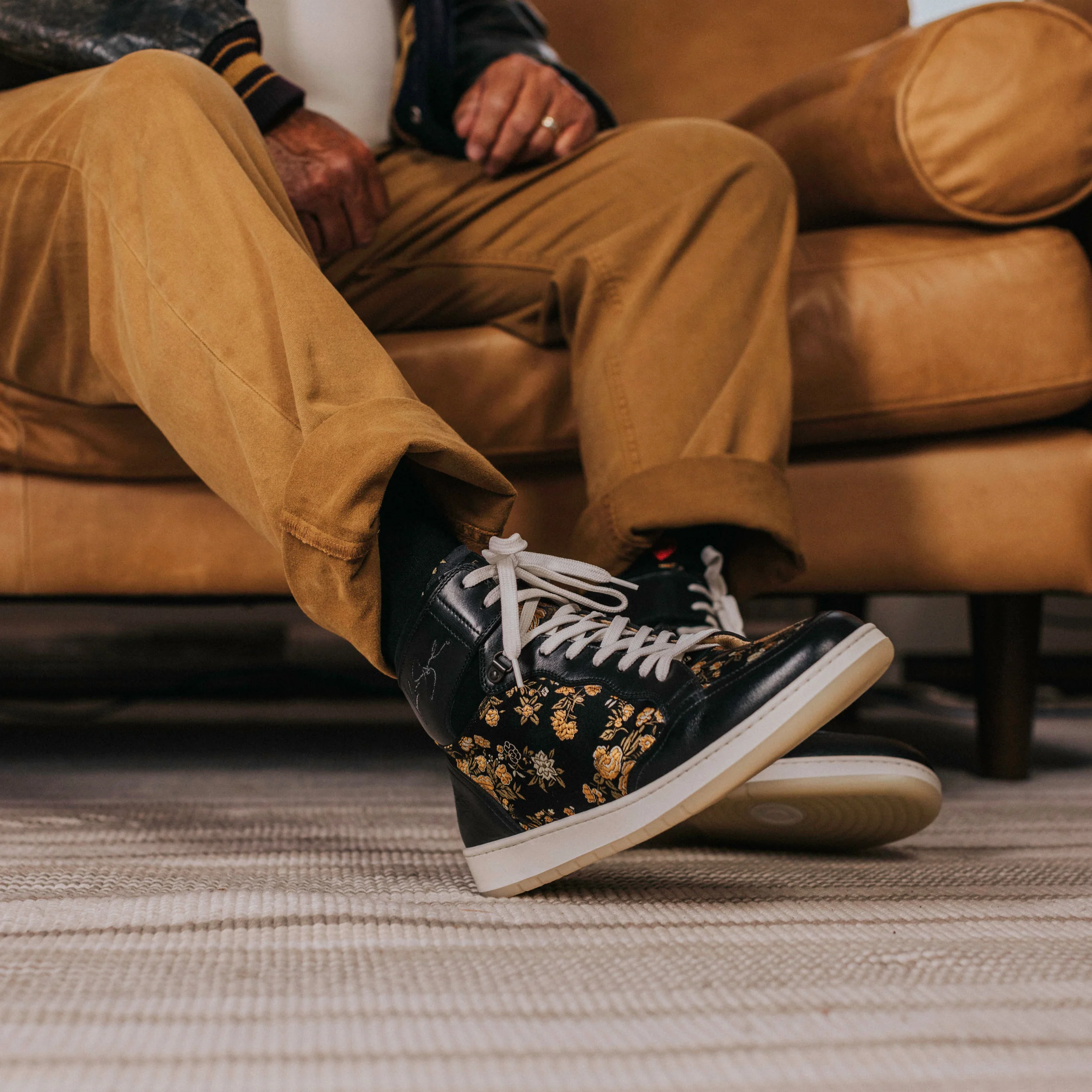 The Rapido High-top Sneaker in Eden Noir - Image 3