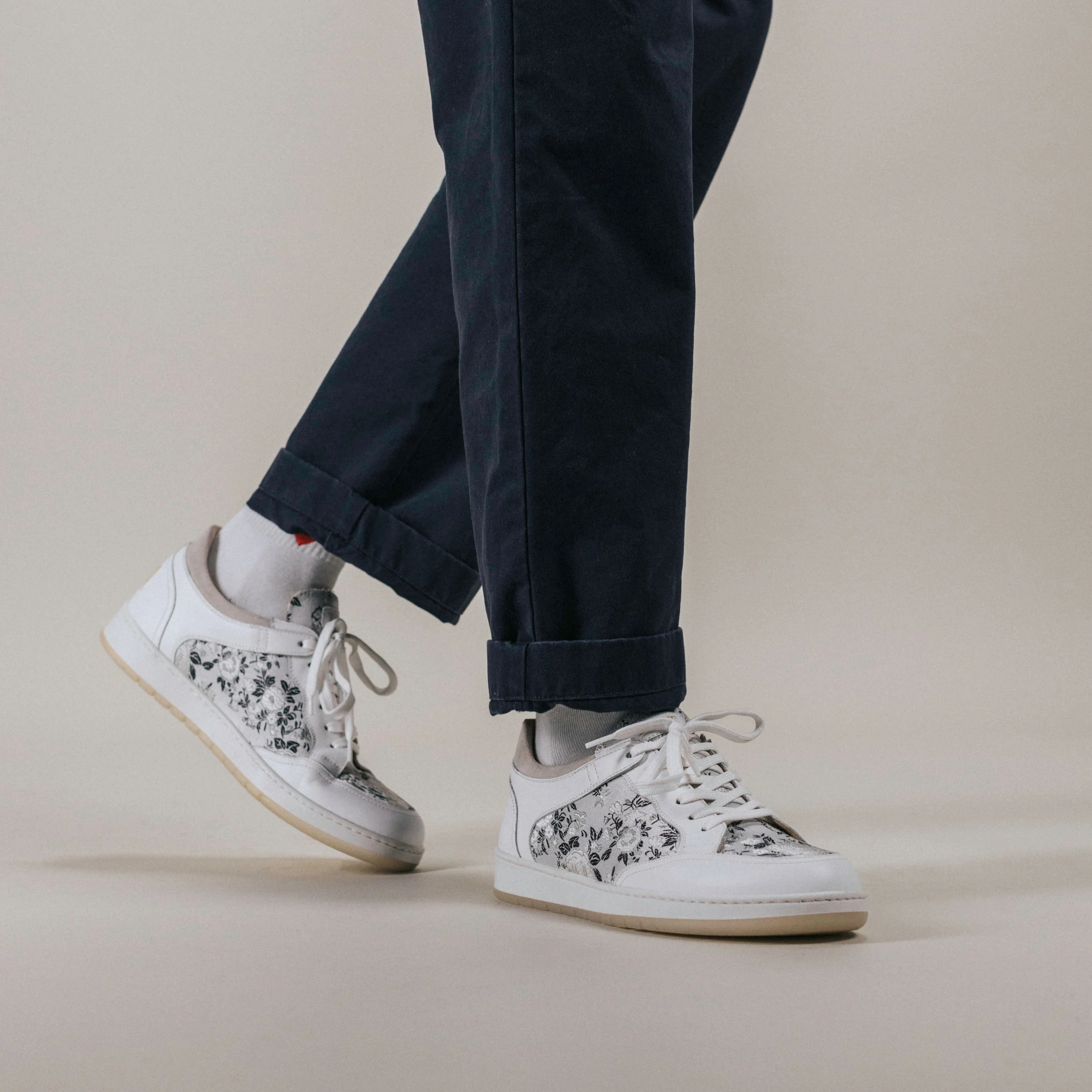 The Rapido Low Sneaker in Eden Blanc - Image 3