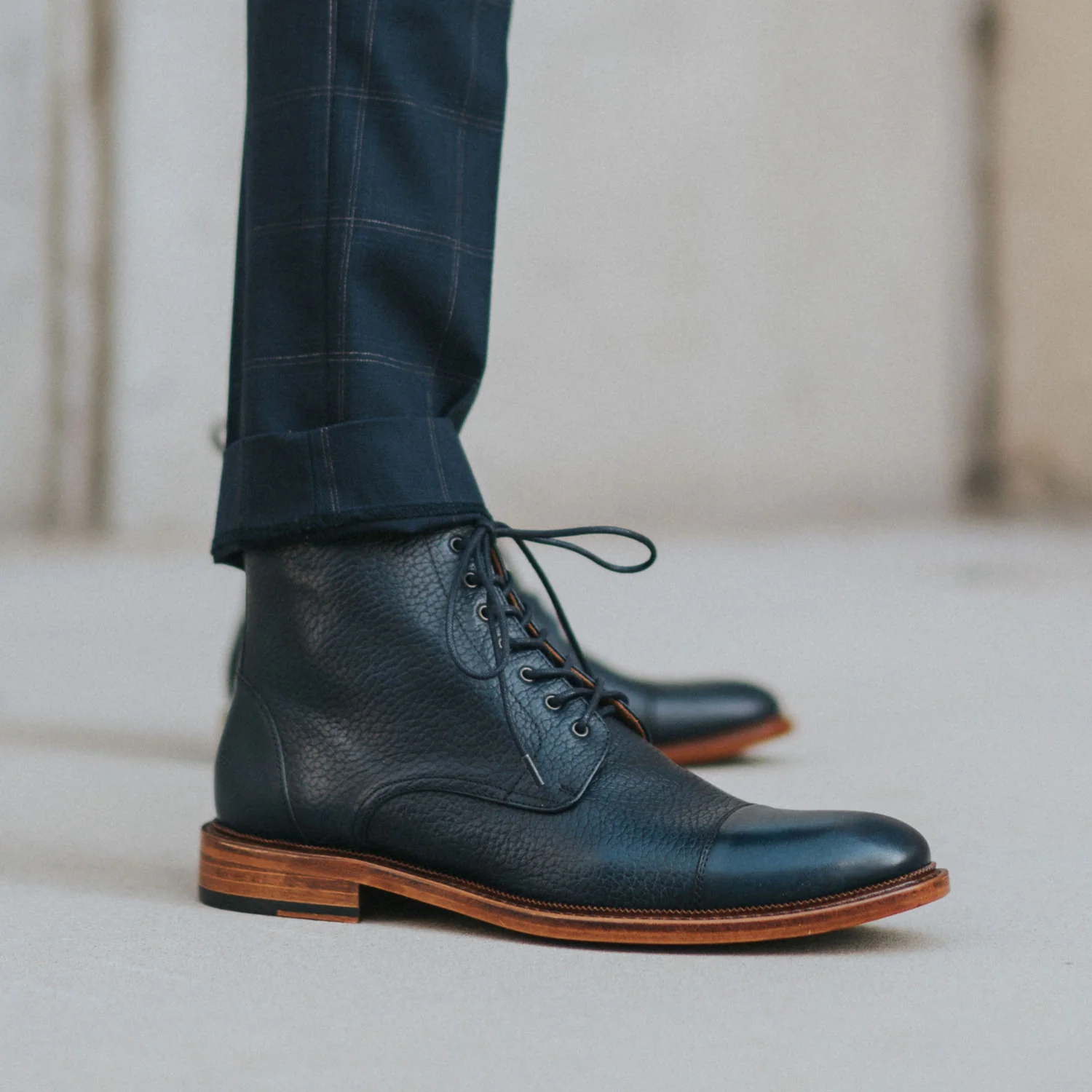 The Rome Boot in Navy (Last Chance, Final Sale) - Image 2