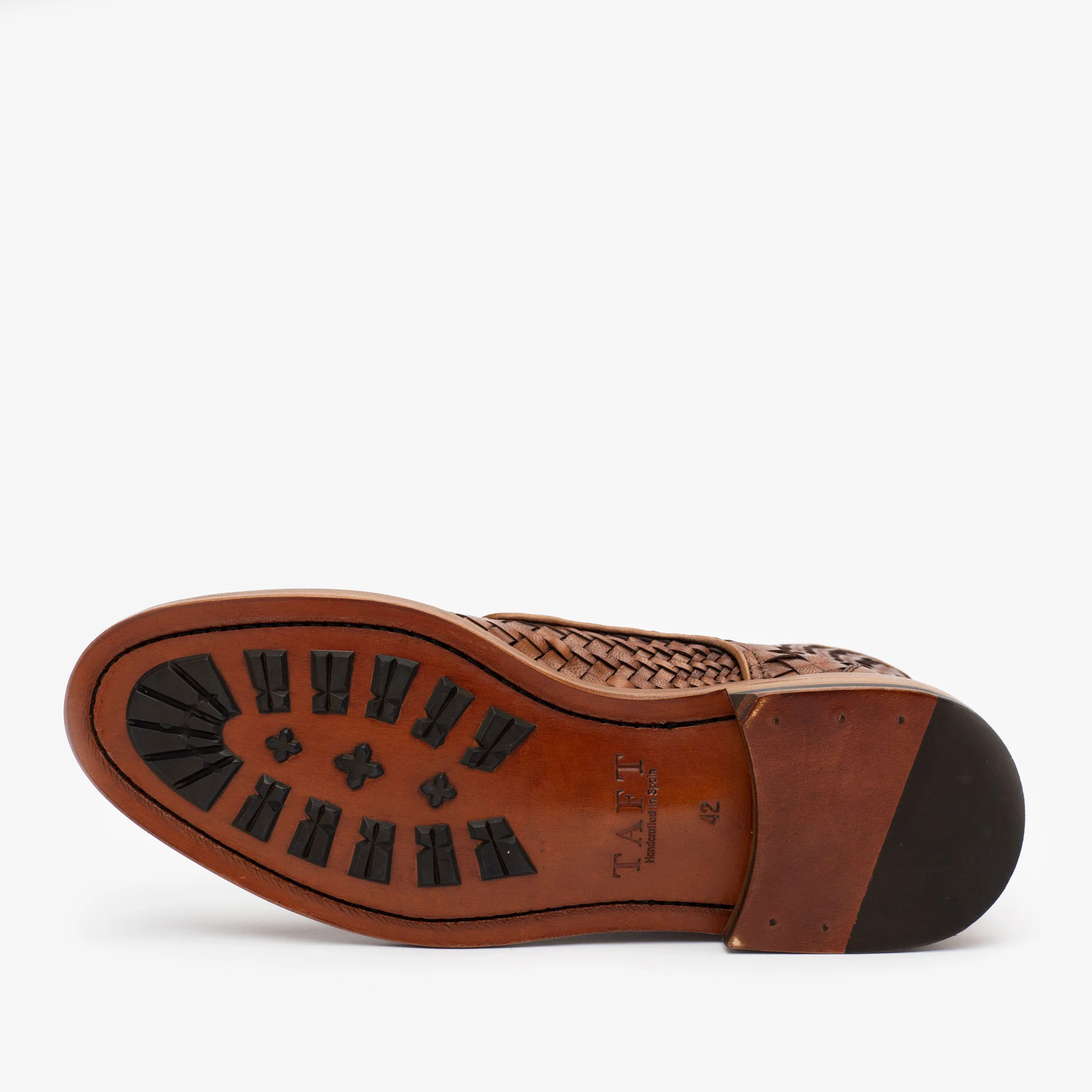 The Rome Boot in Brown Woven - Image 7