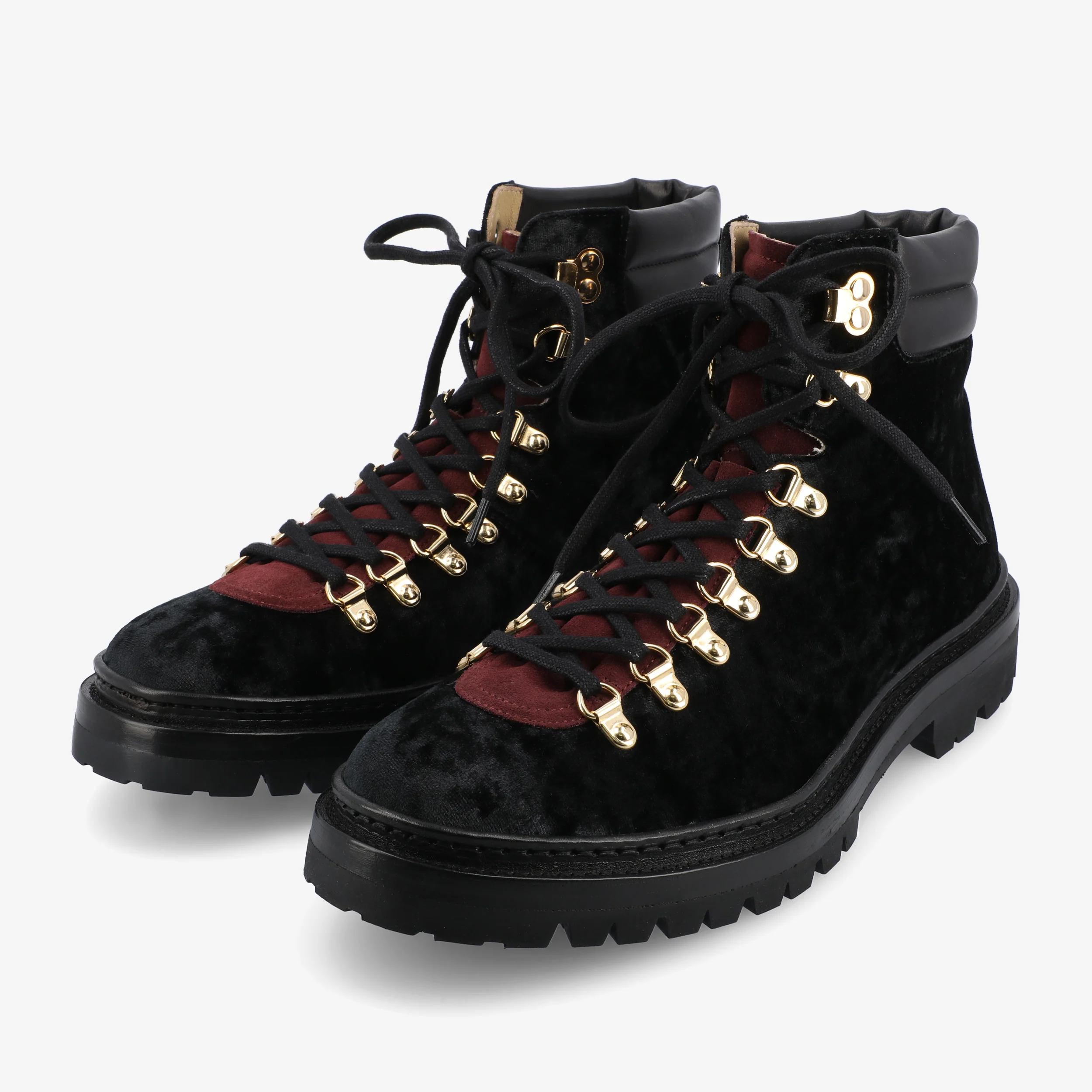 The Viking Boot in Black Velour (Last Chance, Final Sale) - Image 2
